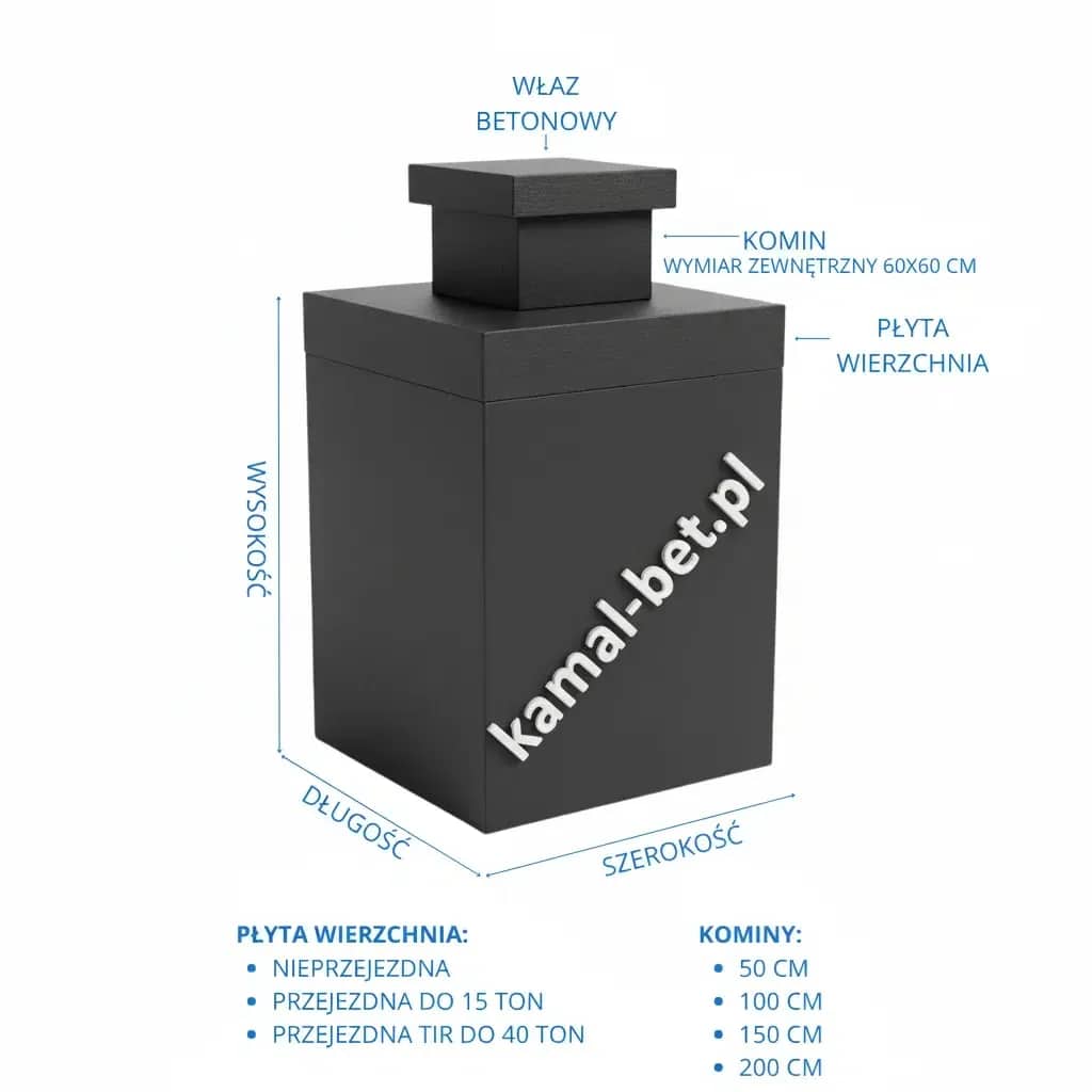 Komora wodomierzowa z betonu - 2m³ — miniatura 2