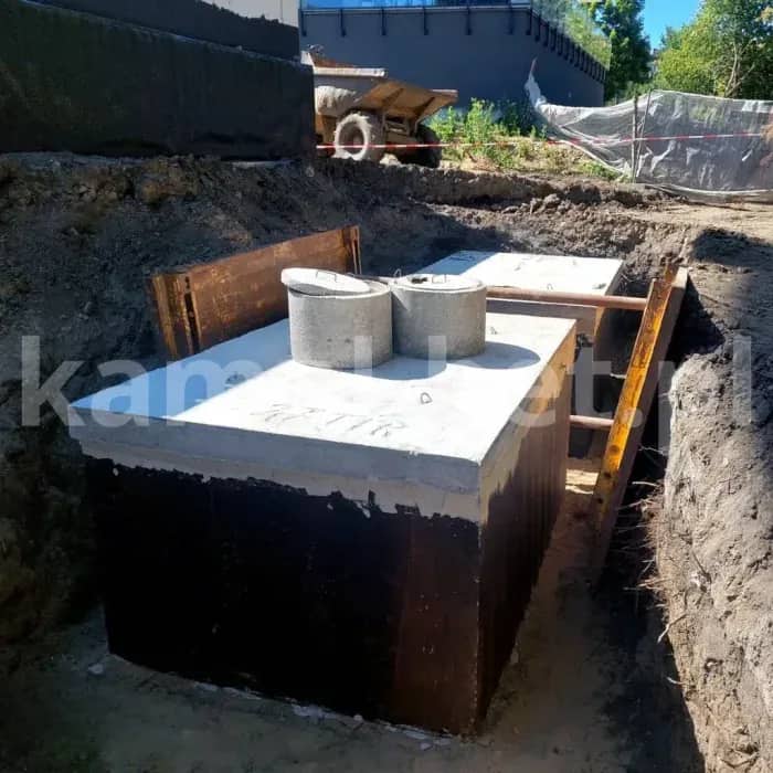 Wielokomorowe szambo 28m³ - połączone obok siebie 14m³+14m³ — miniatura 5