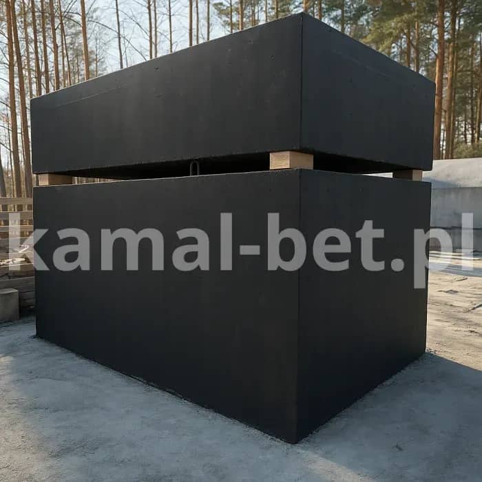 Jednokomorowe szambo 28m³ - składane na siebie 14m³ + 14m³ — miniatura 3