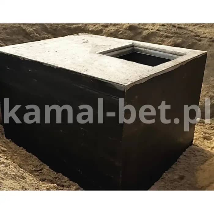Betonowa piwnica z płaskim dachem z wejściem od góry – (340x240x220cm) — miniatura 4