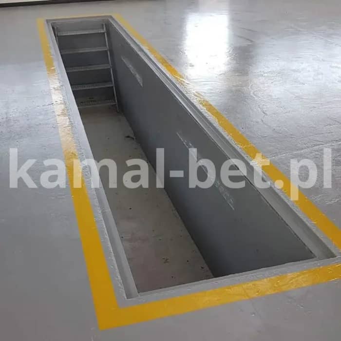 kanał montażowy w garażu