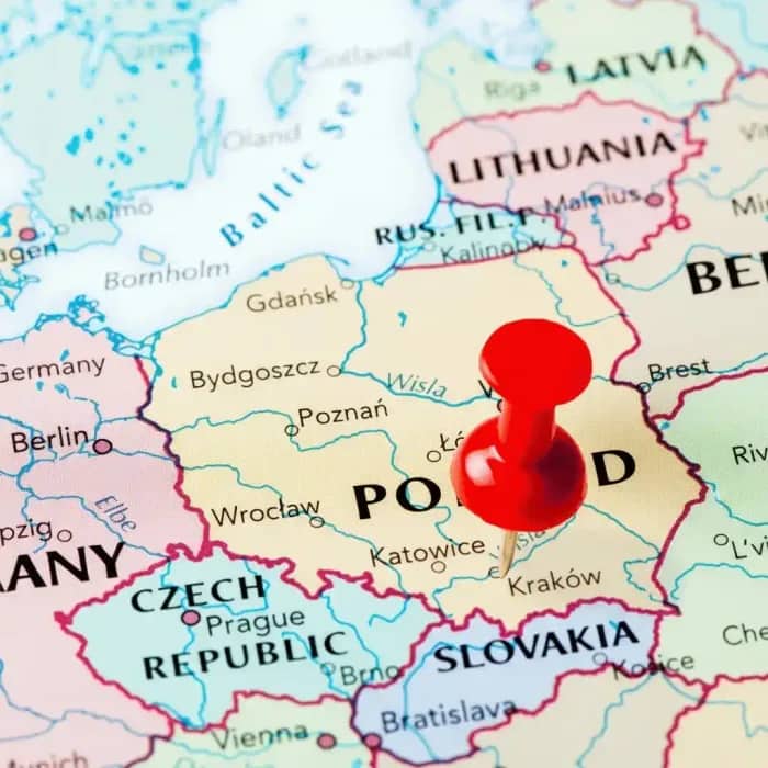 Dostawa szamb betonowych na terenie całej Polski – mapa