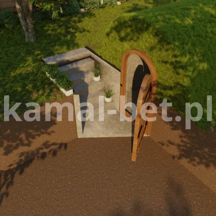 projekt-wejscia-do-piwniczki-ogrodowej-otwarte-drzwi