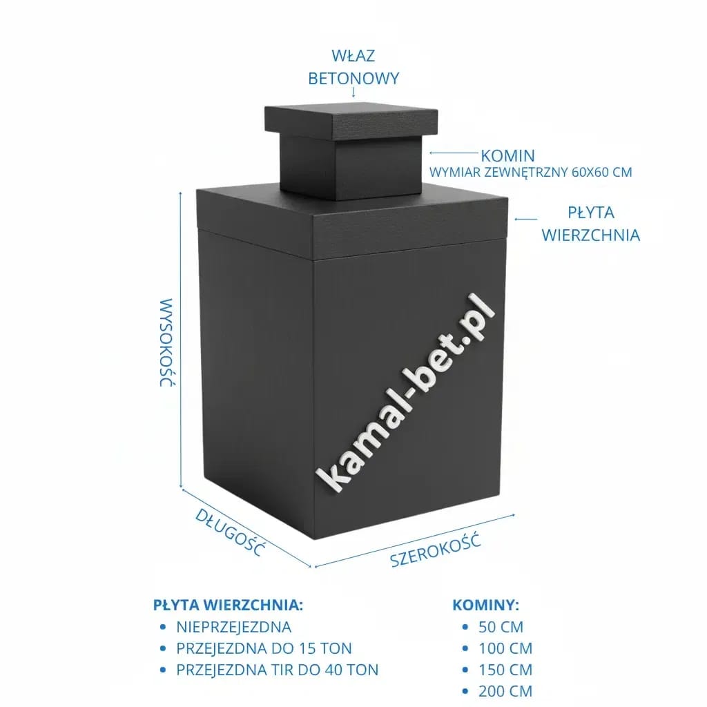 Komora wodomierzowa z betonu - 2m³ — miniatura 2