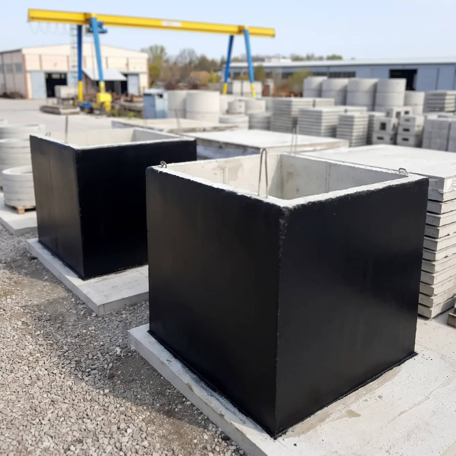 Komora wodomierzowa z betonu - 8m3 wysoka